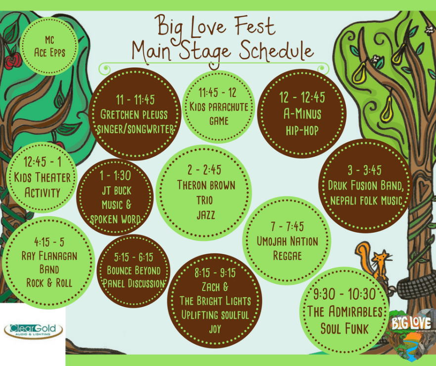 Main Stage Schedule Newest